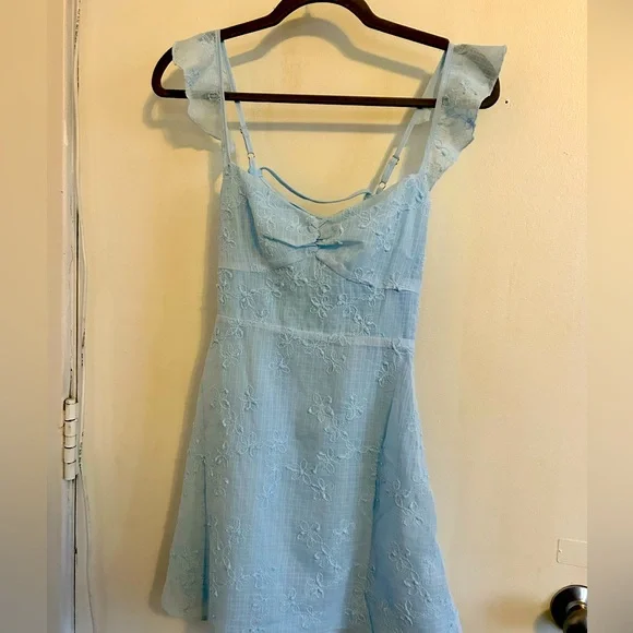 chinese dress ladies Angeleina Maxi Dress Blue Floral main image 1